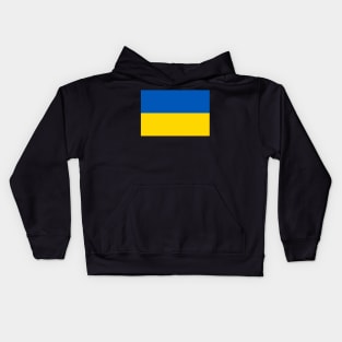 Flag of Ukraine - accurate colours Kids Hoodie
